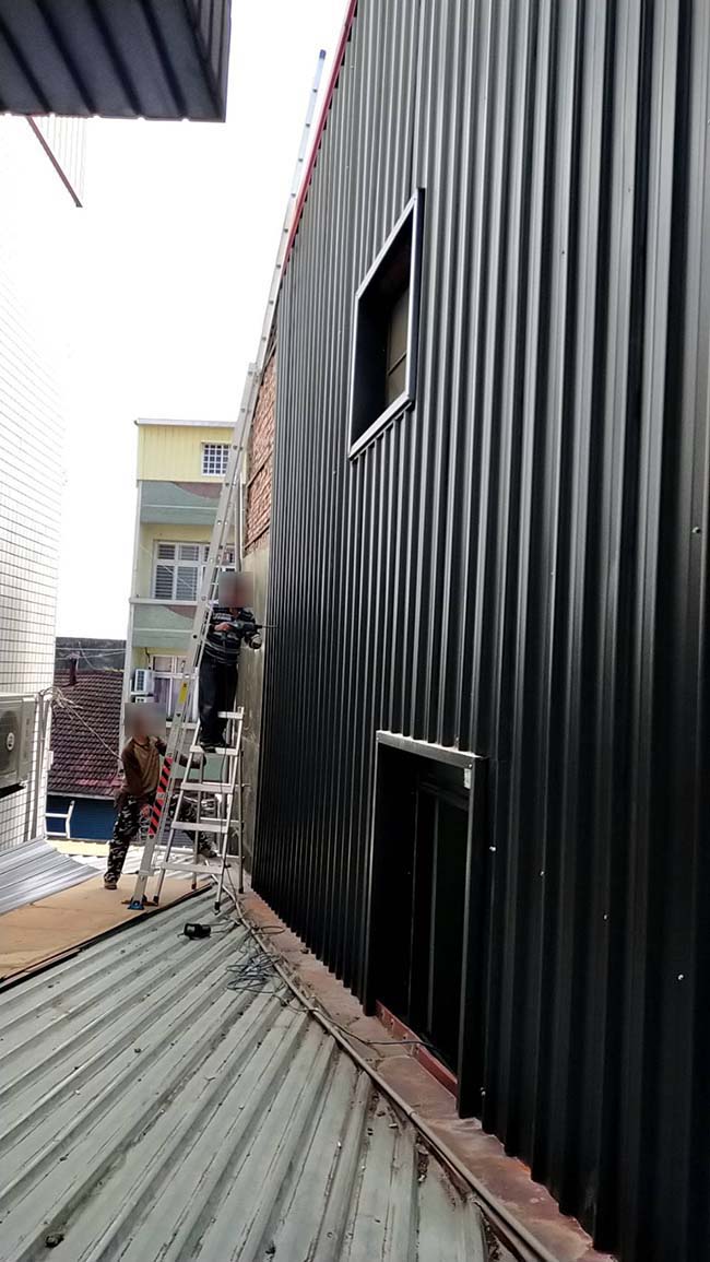 台北外牆穿鐵皮防水